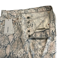 GRLFRND | NEW Karolina High Rise Ankle Jean in Snake Bite Size 28