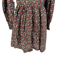 Hyacinth House NEW Black Multi Floral Spencer Long Sleeve Mini Dress Size S