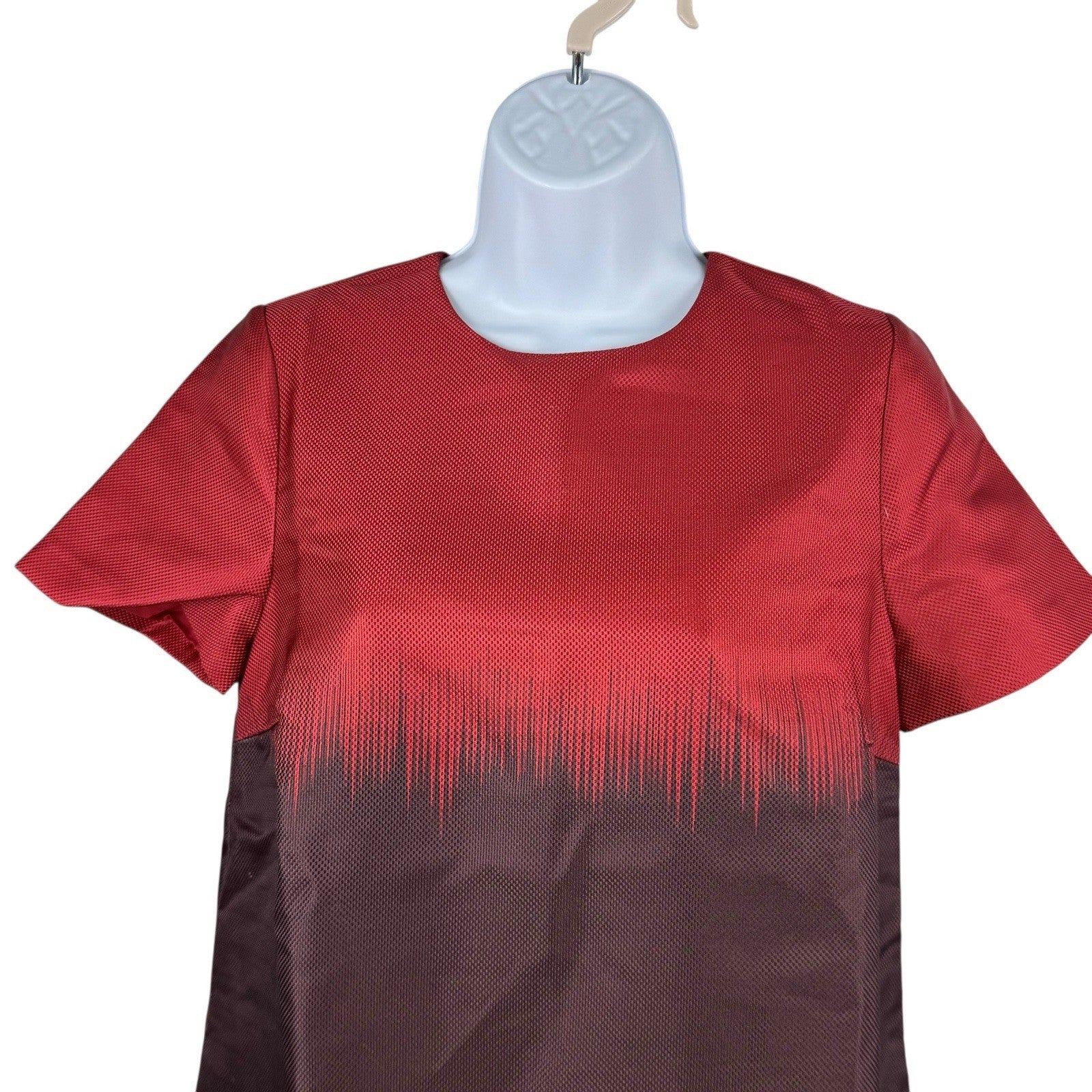 Tuckernuck NEW Sienna Stripe Short Sleeve Marlowe Red Brown Party Mini Dress S