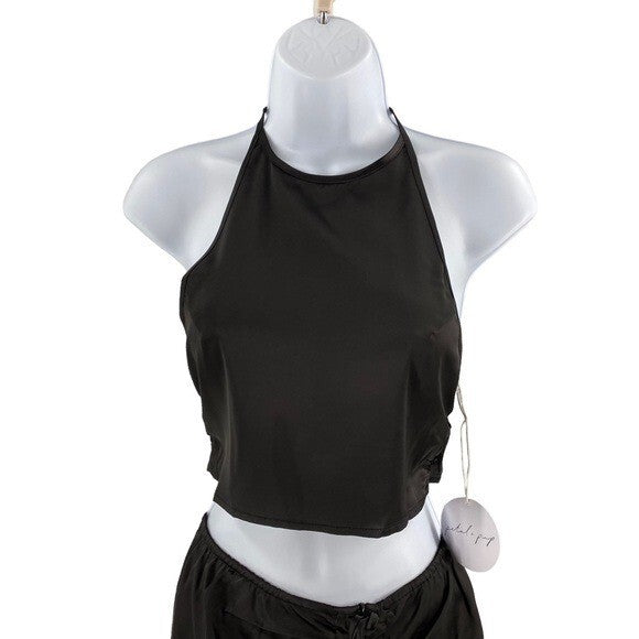 Mable x Petal & Pup NEW Angelique Open Back Crop Two Piece Set Midi Dress Size S