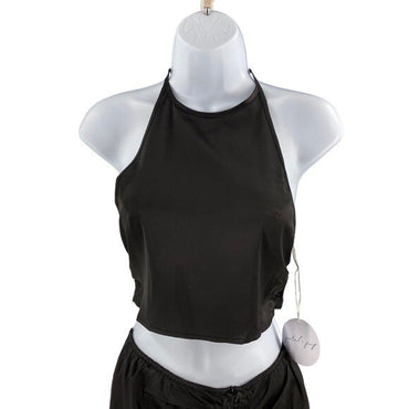 Mable x Petal & Pup NEW Angelique Open Back Crop Two Piece Set Midi Dress Size S