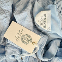 Hyacinth House NEW Blue Emersyn Textured Short Sleeve Party Mini Dress Size XS