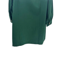 Tuckernuck NEW Dark Green Blake Long Sleeve Relaxed Fit Mini Dress Size XXS