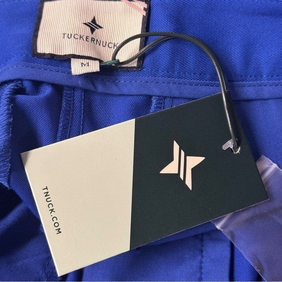 Tuckernuck NEW Sapphire Blue Duncan Pleated Straight Leg Trouser Pant Size M