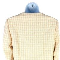 Anine Bing NEW Janet Tweed Houndstooth Pink Ivory Blazer Jacket Size XS