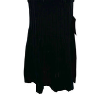 Pomander Place NEW Black Knit Adi Sleeveless A Line Classic Mini Dress Size XS