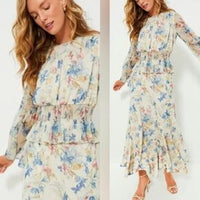 Tuckernuck NEW Lilly of the Valley Matching Set Blouse and Maxi Skirt Size XS