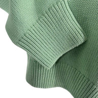 Tuckernuck NEW Mint Chip Aiden Chunky Knit Long Sleeve Crewneck Sweater Size L