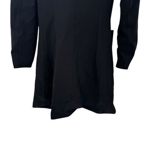 Pomander Place NEW Black Ponte Remington Off the Shoulder Blazer Dress Size 4