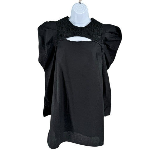 Hyacinth House NEW Black Keyhole Beckett Cocktail Party Mini Dress Size M