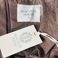 Hyacinth House | NEW Brown Becca V-Neckline Bell-Sleeved Mini Dress Size XS