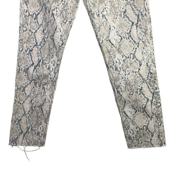 GRLFRND | NEW Karolina High Rise Ankle Jean in Snake Bite Size 28