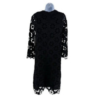 Tuckernuck NEW Noir Eyelet Hutton Long Sleeve Cotton Formal Midi Dress Size M