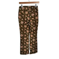 Tuckernuck NEW Brown Hazel Bouquet Corduroy Ashford Straight Leg Pant Size XXL