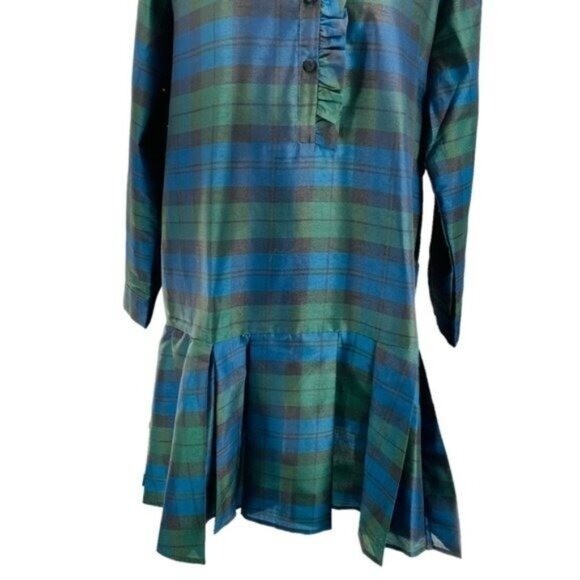 Tuckernuck | NEW Blackwatch Tate Plaid Academia Long Sleeve Mini Dress Size XXL