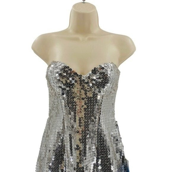 Majorelle | NEW Jovanna Strapless Metallic Bodycon Cocktail Dress Size XL