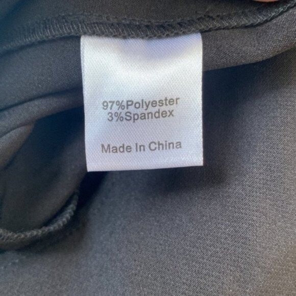 Tuckernuck | NEW Black Daphne Three-Quarter Length Sleeve Mini Dress Size XXS