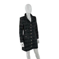 Pomander Place NEW Black Tweed Stacie Preppy Retro Blazer Mini Dress Size XXL