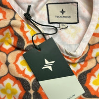 Tuckernuck Beach NEW Twiggy Buds Mini Terry Dress Swim Orange Cover Up Size XL