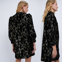 Pomander Place NEW Metallic Velvet Burnout Samantha Party Mini Dress Size L