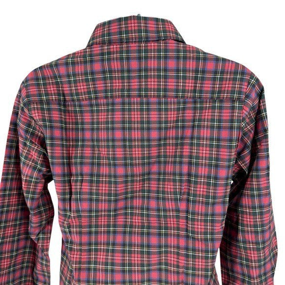 Tuckernuck The Shirt by Rochelle Behrens NEW Classic Red Plaid Icon Shirt XS