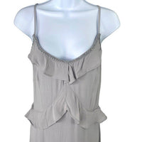 Lovestitch X Petal & Pup | NEW Tanya Beaded Maxi Dress in Grey Size S
