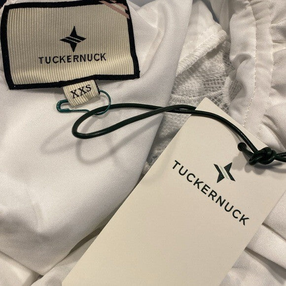 Tuckernuck | NEW Blanc Guipure Lace Daphne Preppy Mini Dress Size XXS