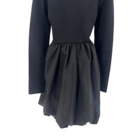 HYACINTH HOUSE NEW Black Bubble Skirt Cecilia Long Sleeve Mini Dress Size XS