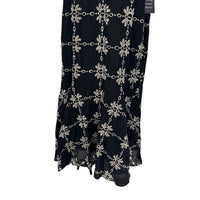 Tuckernuck NEW Black Eyelet Lewis Puff Sleeve Embroidered Maxi Dress Size S