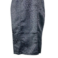 by the way. | NEW Mini Jacquard Satin Formal Slit Midi Dress in Black Size XS