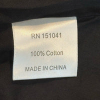 O.P.T. NEW Black Wednesday Cotton Eyelet Puff Sleeve Midi Dress Size XS