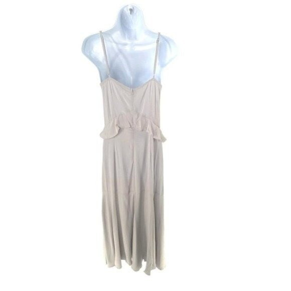 Lovestitch X Petal & Pup | NEW Tanya Beaded Maxi Dress in Grey Size L