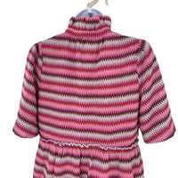 Tuckernuck NEW Pink Chevron Knit Stripe Crawford Relaxed Fit Mini Dress M