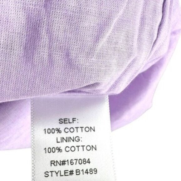 Tuckernuck | NEW Lavender Eyelet Valerie V-neckline Sleeveless Top Size XL