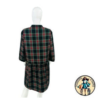 Tuckernuck | NEW Festive Plaid Tartan Royal Shirt Mini Dress Size L