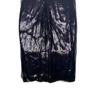 Bottega Veneta NEW Formal Sweetheart Silk Velvet Dress Black Potion Size Large