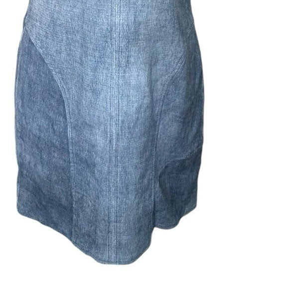 RTA | NEW Joana Lambskin Leather Dress in Vintage Indigo Size 8