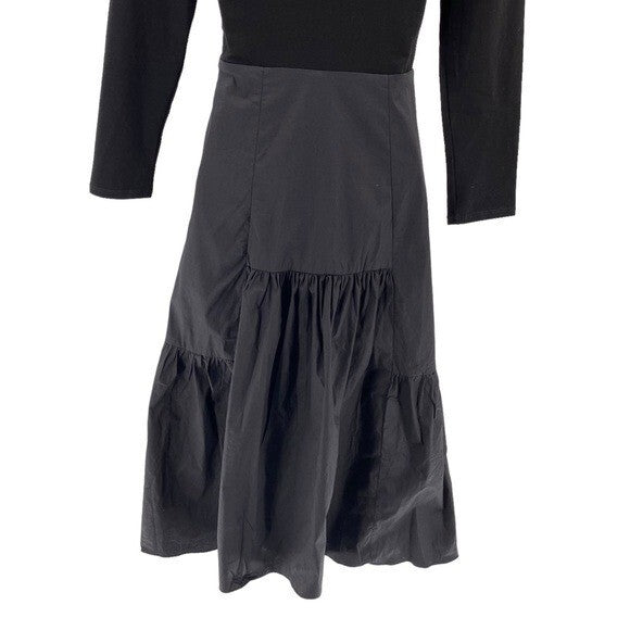 Tuckernuck | NEW Marissa Off The Shoulder Midi Dress in Black Size XXS