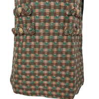 Tuckernuck NEW Neapolitan Tweed Sleeveless Retro Mod Jackie Mini Dress Size L