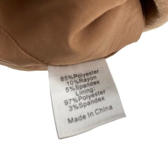 Tuckernuck | NEW Emerson Equestrian Elbow Patch Retro Camel Mini Dress Size XXL