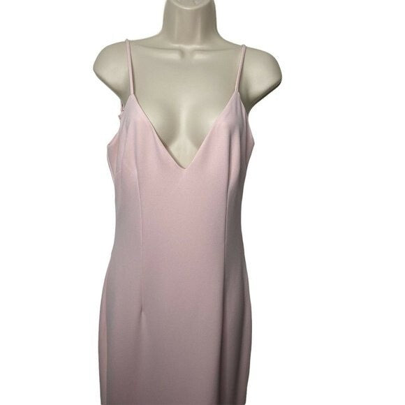 Katie May | Bambi Back Cut-Out Gown in Blush Size 8/M