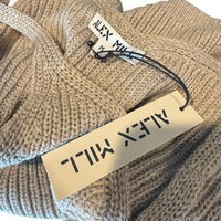Alex Mill NEW Billie Sweater V Neck Casual Tank in Tan Oatmeal Size M