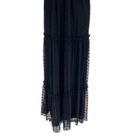 Tuckernuck NEW Black Onyx Tulle Giselle Short Flutter Sleeve Formal Gown Size S