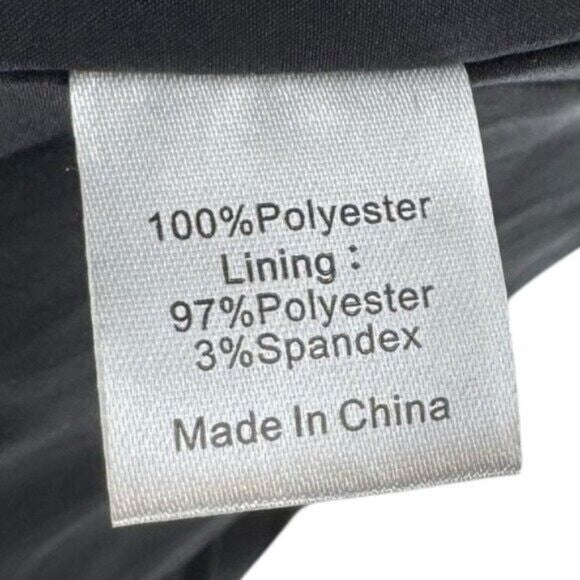 Tuckernuck NEW Black Esta Formal Long Sleeve Asymmetrical Midi Dress Size 6