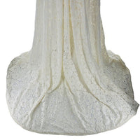 LoveShackFancy NEW Makena RARE Lace Peter Pan Cape Overcoat Ivory Womens Size S