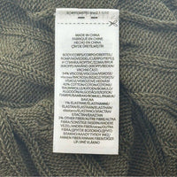 Polo Ralph Lauren NEW Green Cable Knit Long Sleeve Knee Length Casual Dress XL