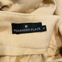 Pomander Place NEW Camella Tan Flutter Sleeve Casual Mini Dress Size XS