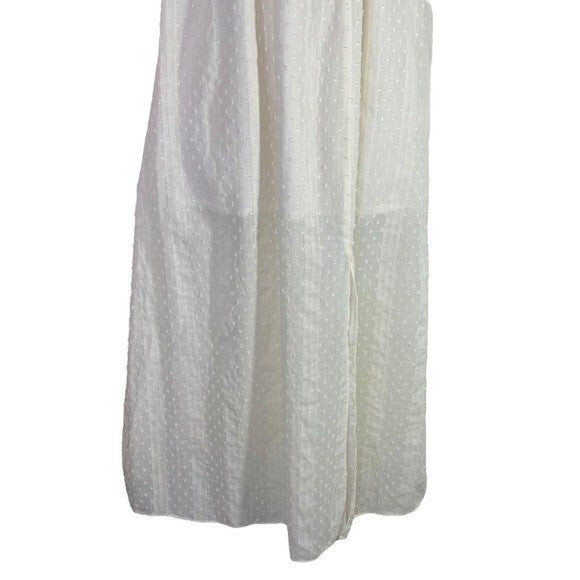 1. STATE | NWT Swiss Dot Midi Dress in Toasted Ivory Size XS