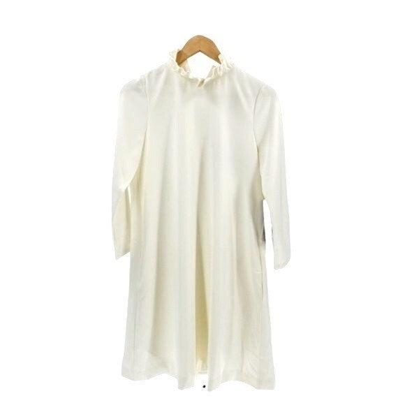 Tuckernuck | NEW Ivory Daphne Preppy Bow Tie 3/4 Sleeve Mini Dress Size XXS