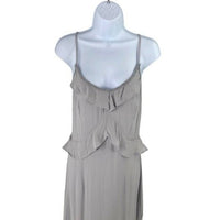 Lovestitch X Petal & Pup | NEW Tanya Beaded Maxi Dress in Grey Size M